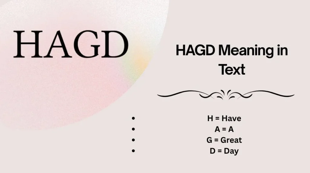 HAGD Meaning in Text