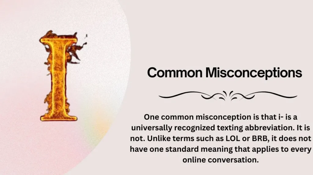 Common Misconceptions