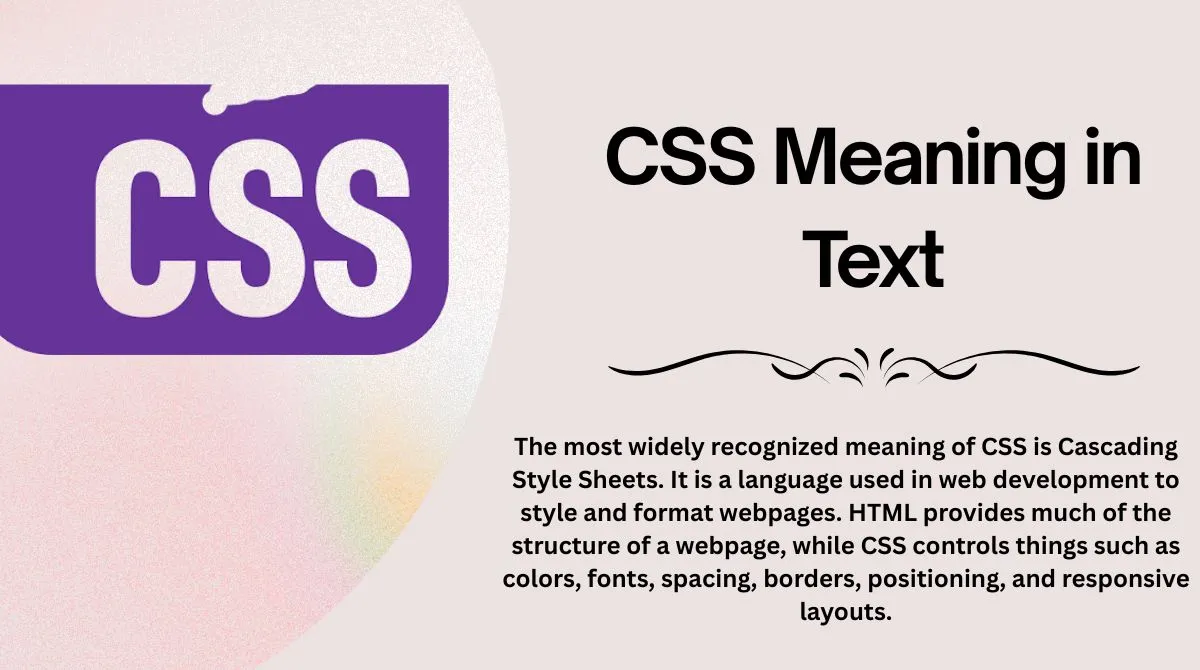CSS Meaning in Text