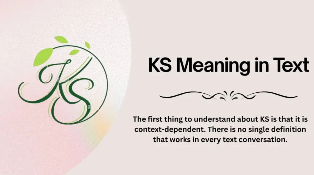 KS Meaning in Text