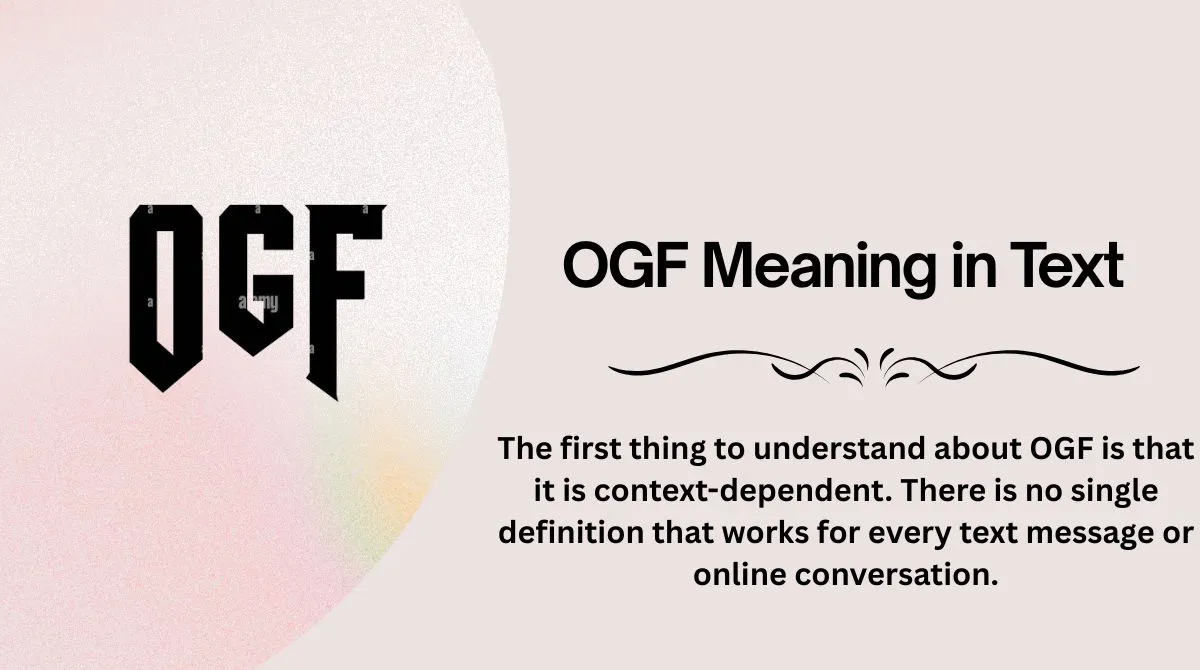 OGF Meaning in Text