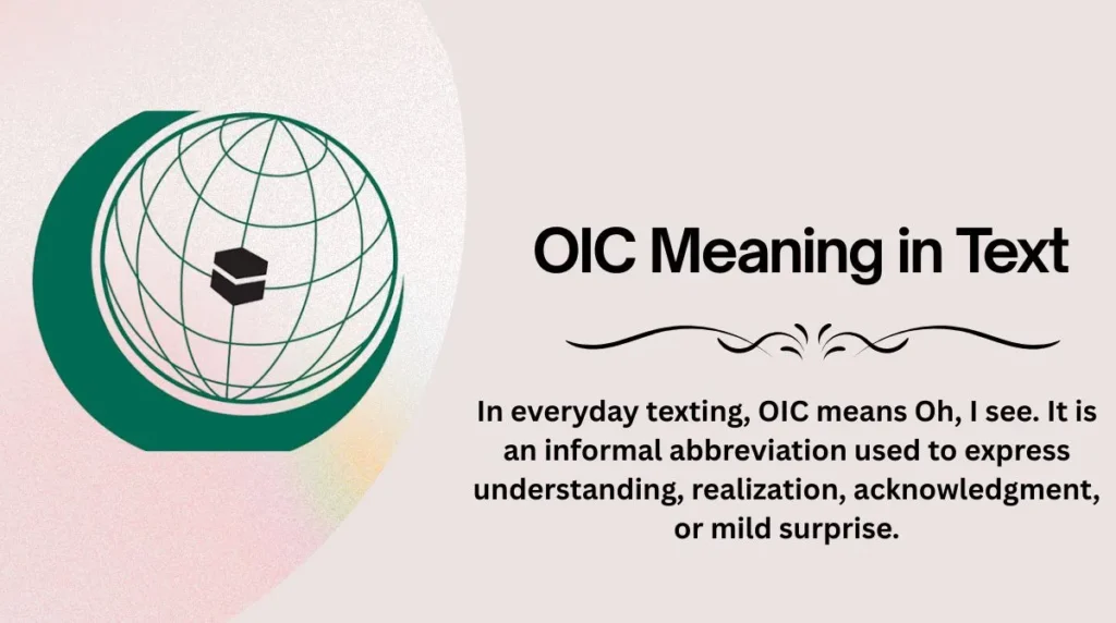 OIC Meaning in Text