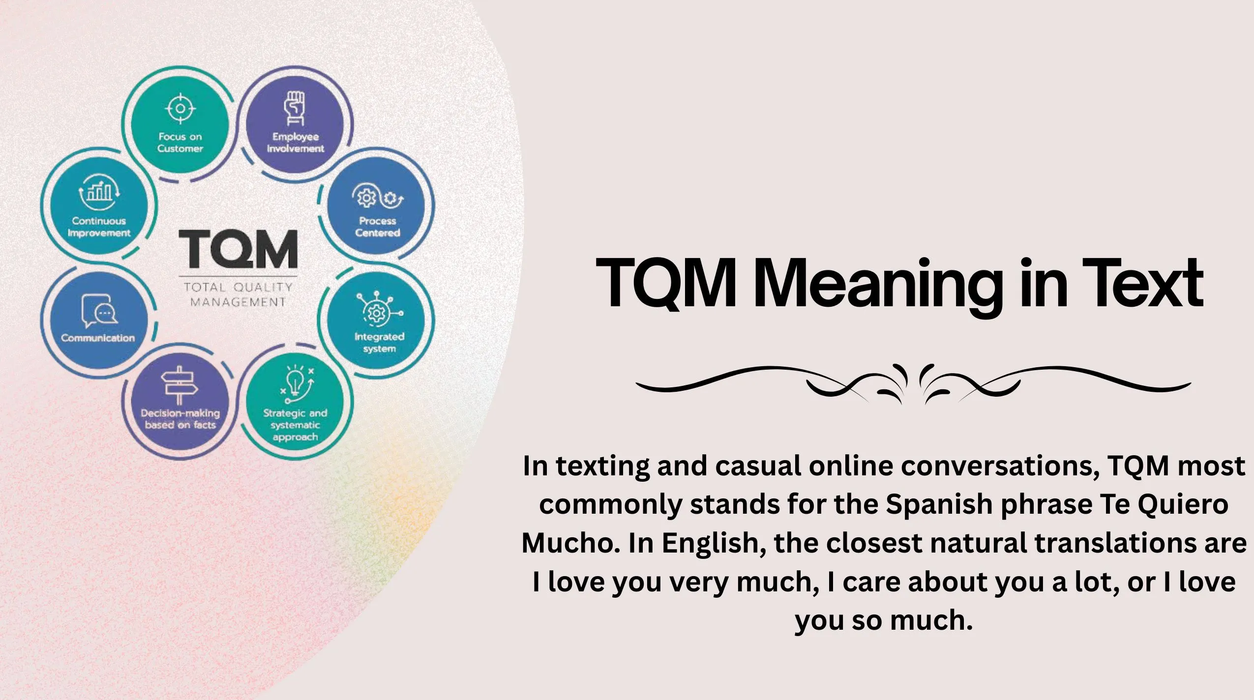 TQM Meaning in Text