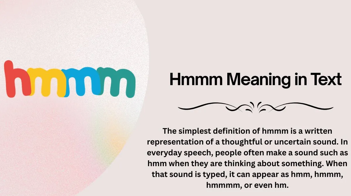 Hmmm Meaning in Text